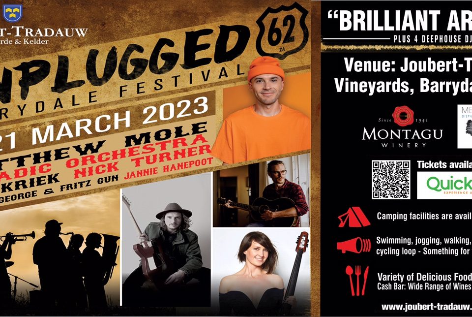 Tradouw Cycle loop to be launched at Barrydale Unplugged62 festival 17-21 March 2023